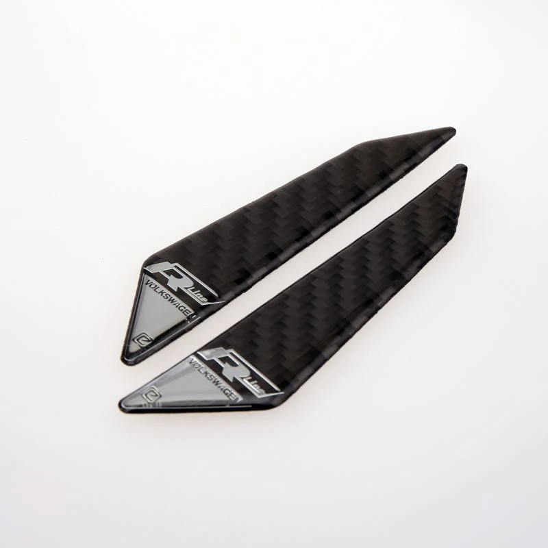 Rline volkswagen emblem Carbon fiber