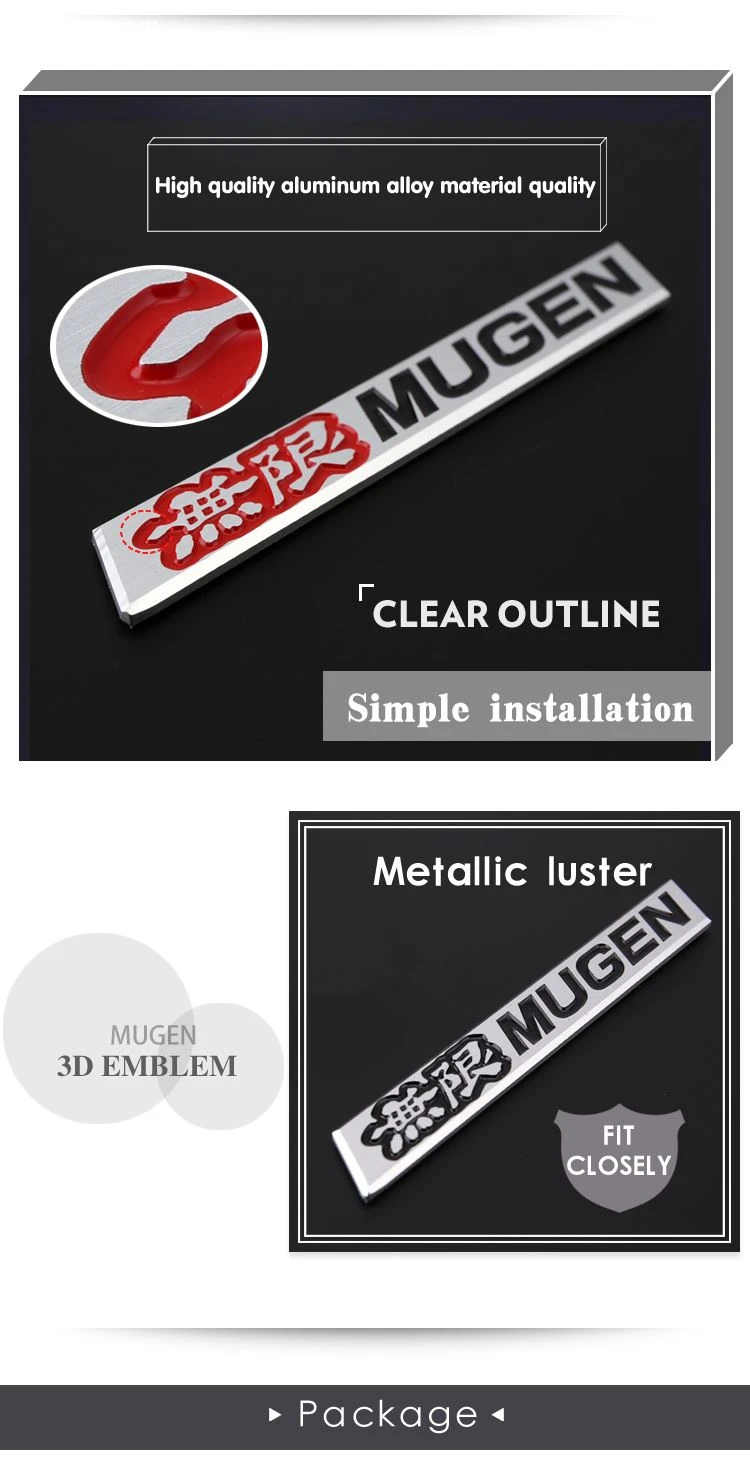 MUGEN 3D badges MUGEN 3D badges
