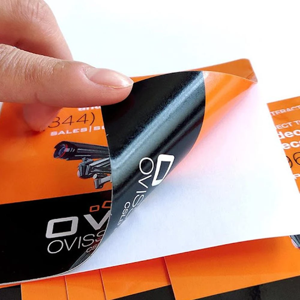 double side print sticker double side print sticker