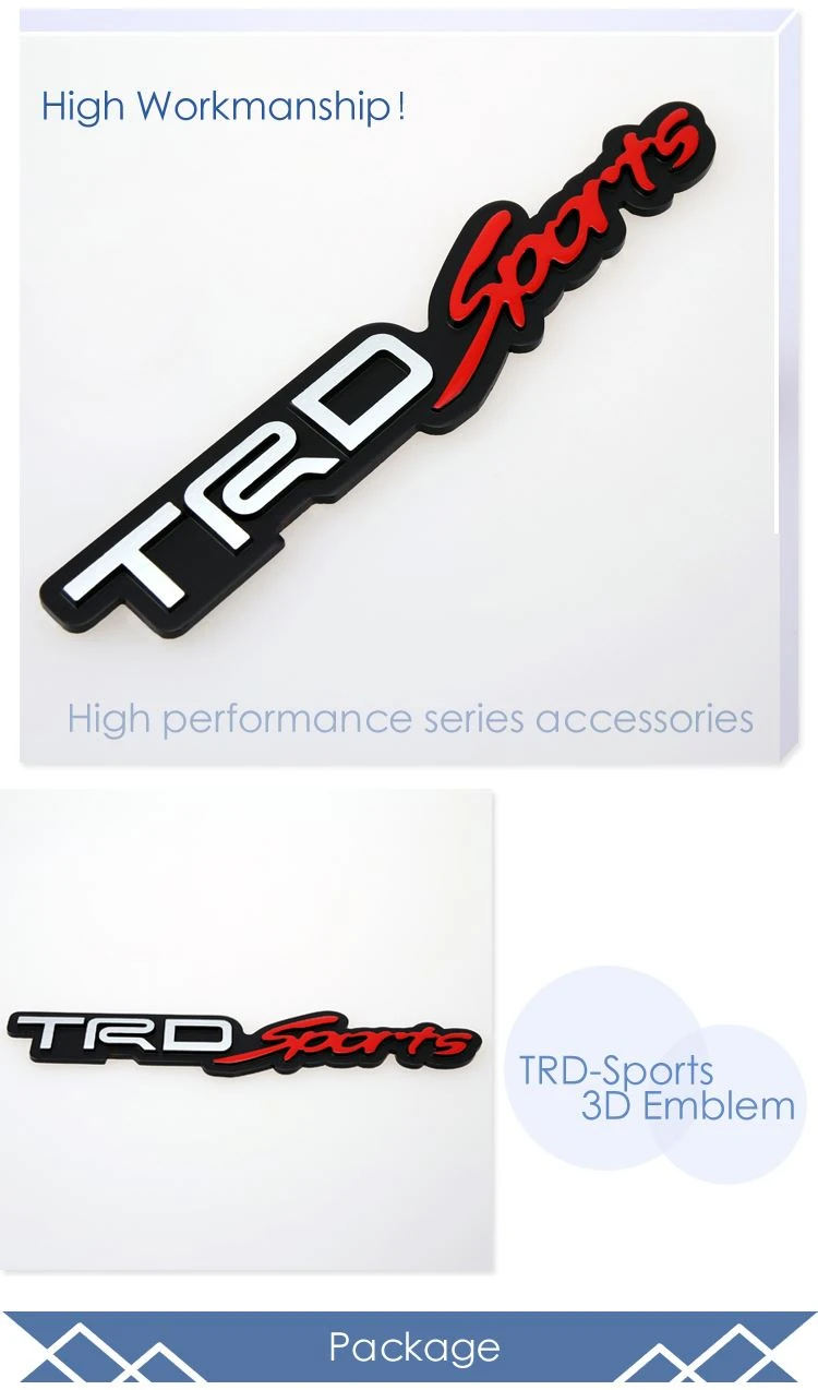 trd toyota emblem badge