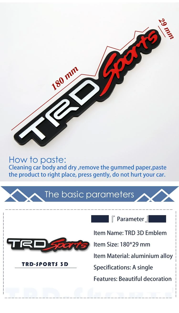 Tokyota TRD car emblem