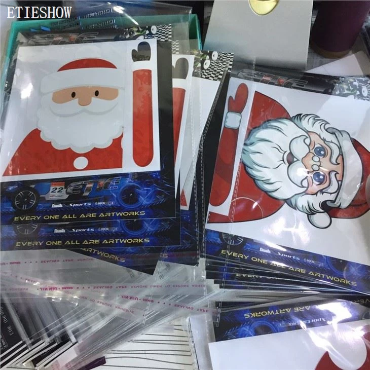 Decalcomanie per auto di Natale