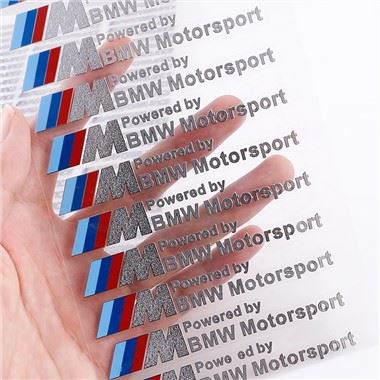 Adesivo metallico BMW