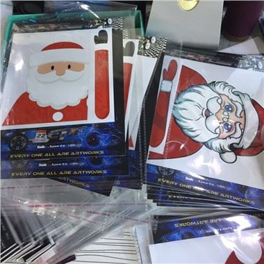 Decalcomanie per auto di Natale