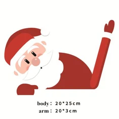 Adesivo per auto di Natale