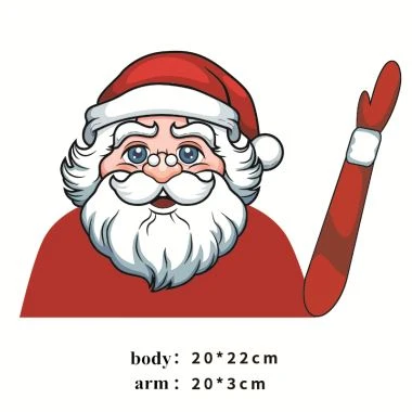 Adesivi per tergicristalli natalizi