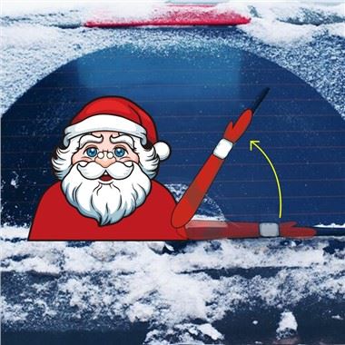 Adesivo tergicristallo pupazzo di neve