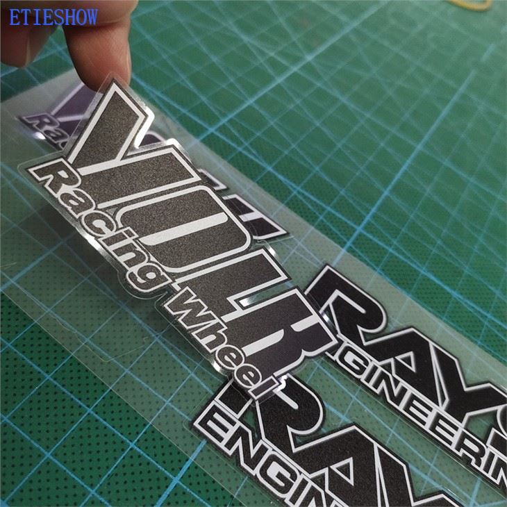 Transparent Die Cut Vinyl Sticker