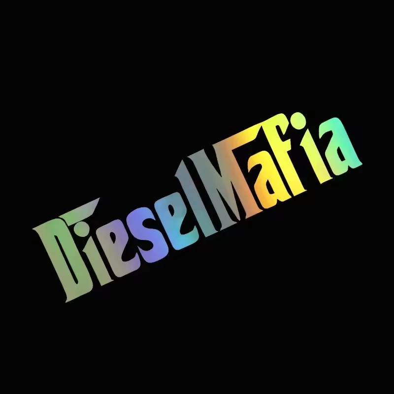 Decalcomania Diesel Mafia Sologan per auto diesel