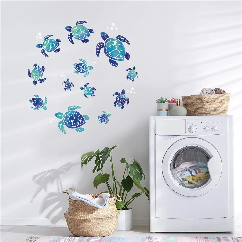 Sea Turtle Vinyl Stickers For Walls