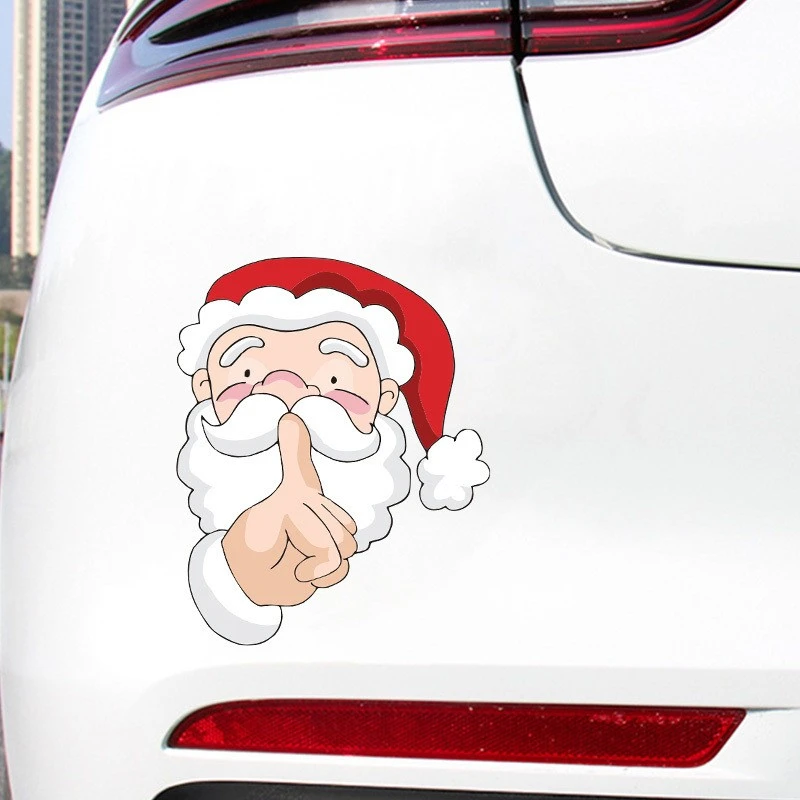 Christmas Day Santa Car Decor Sticker