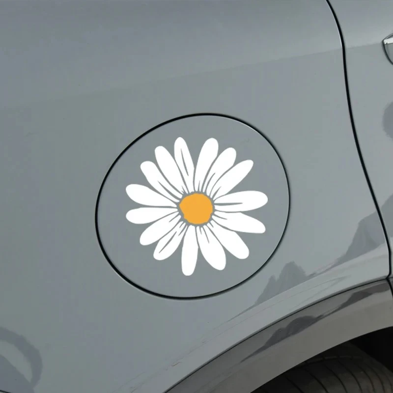 1pc Smiley Flower Motorcycle Adesivo in vinile Decal