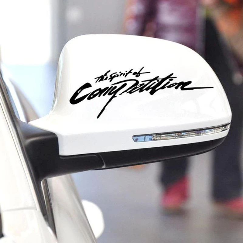 Car Rear Mirror Cyberpunk Style Decoration
