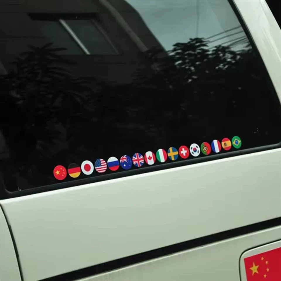 Adesivo personalizzato della bandiera di campagna francese