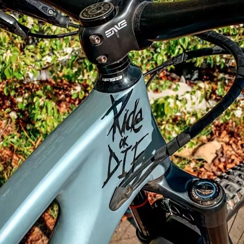 Ride Or Die Bike Frame Sticker