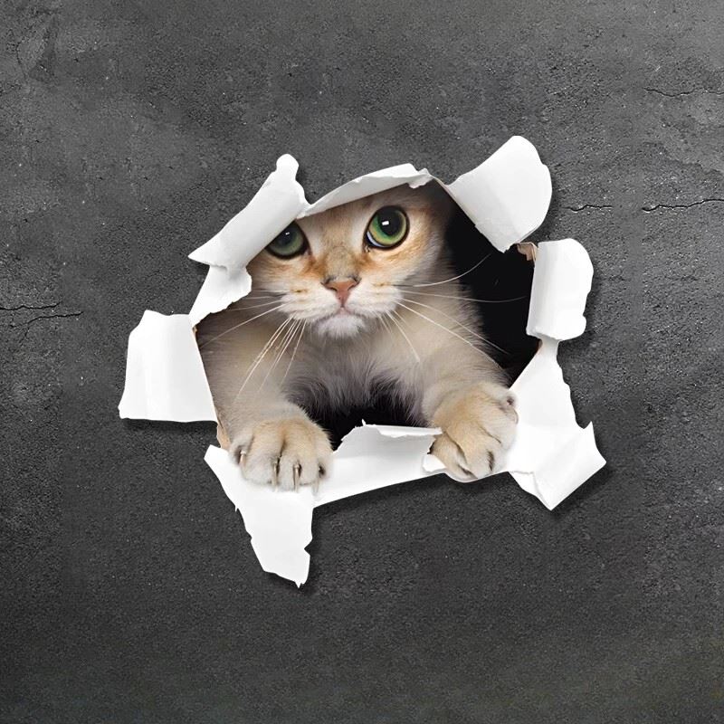 Cartoon per adesivo per auto per animali 3D per auto