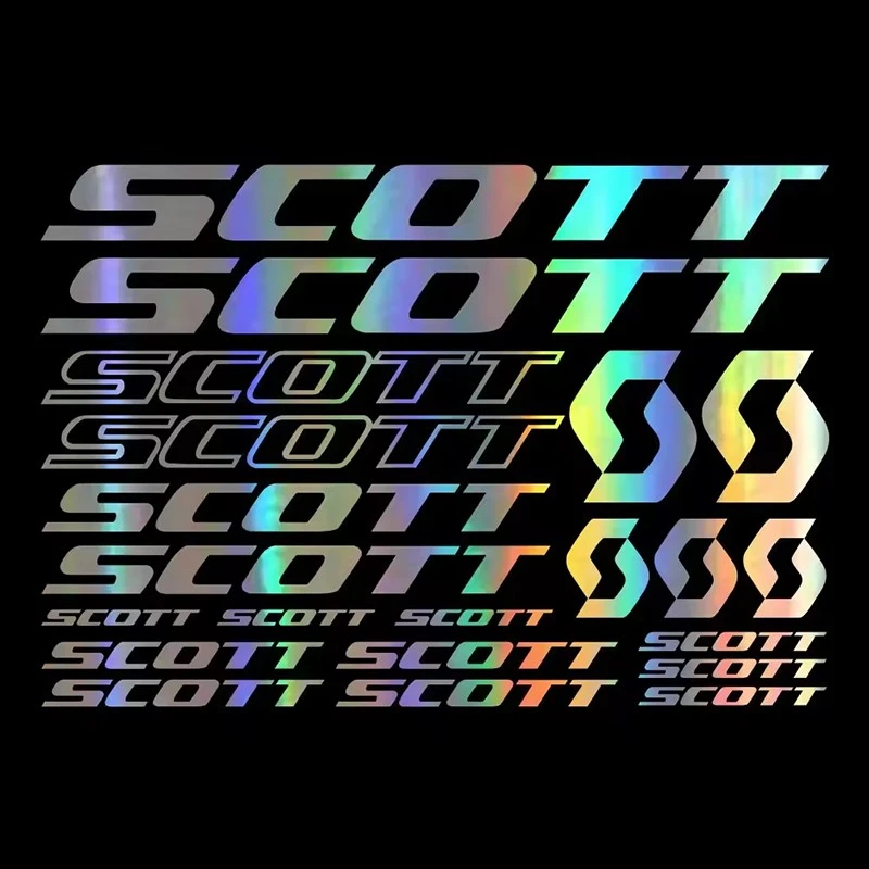 Foglio di adesivi per telaio bici Scott