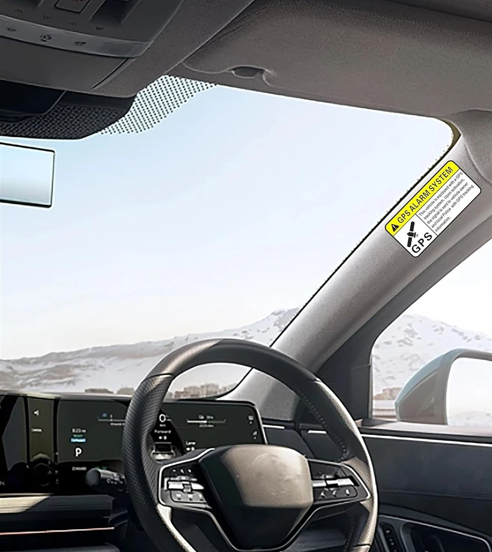 Adesivi di avvertenza per auto unici
