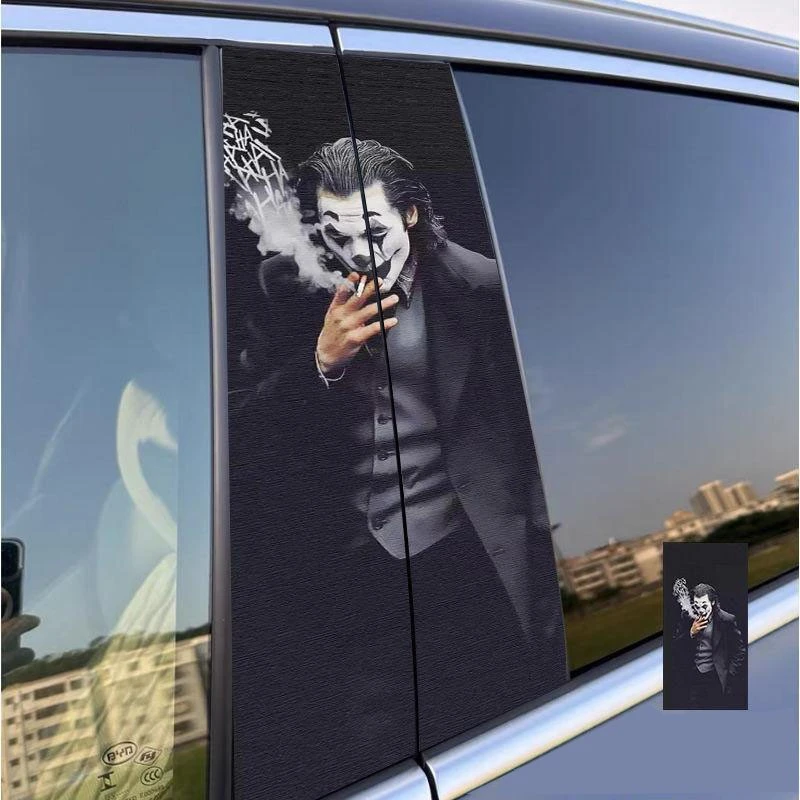 Kit di adesivi per cartoni animati per montante B per uso auto