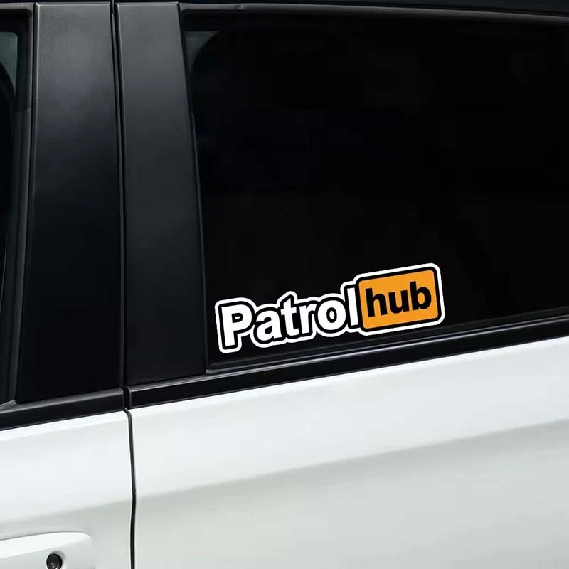 Patrol Hub divertenti adesivi di auto divertenti
