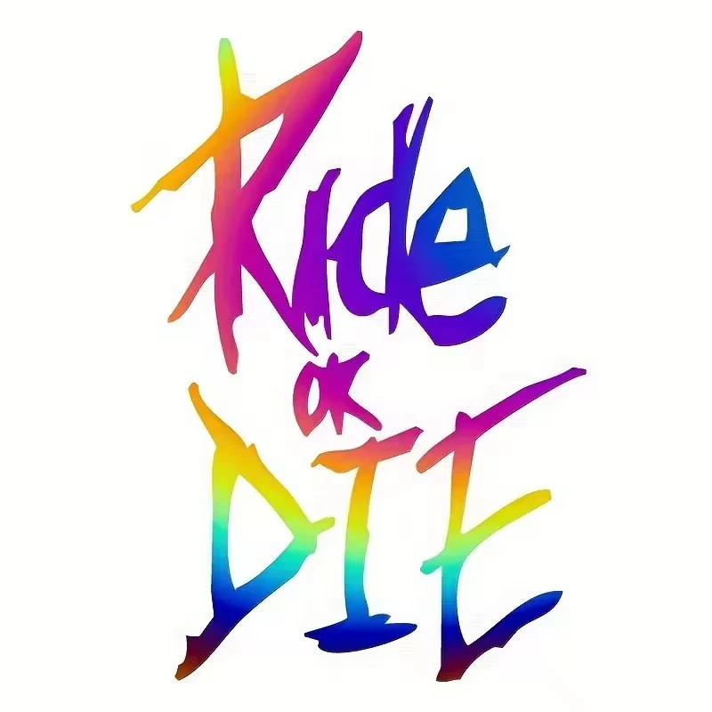 Ride Or Die Bike Frame Sticker