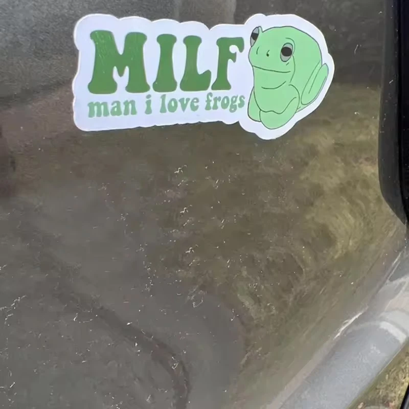 I Love Frogs Funny Car Stickers