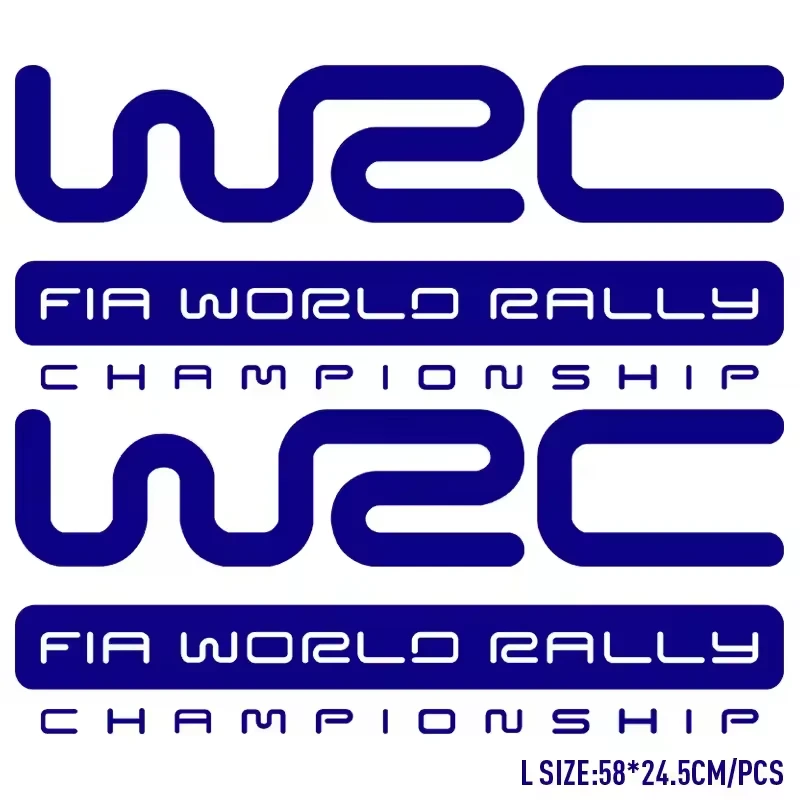 FIA WORLD RALLY DECAL STICKER