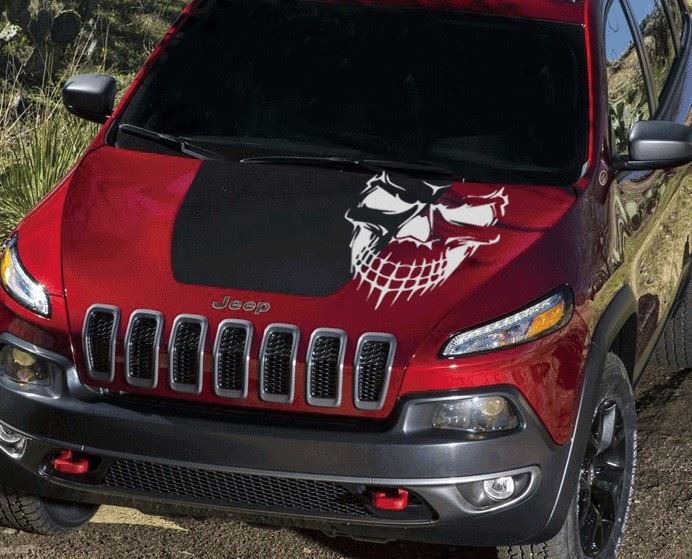 Car Skeleton Style Custom Size Decal