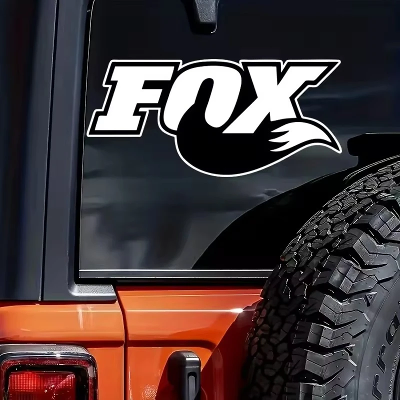 Adesivo per auto della fox e volpe coda