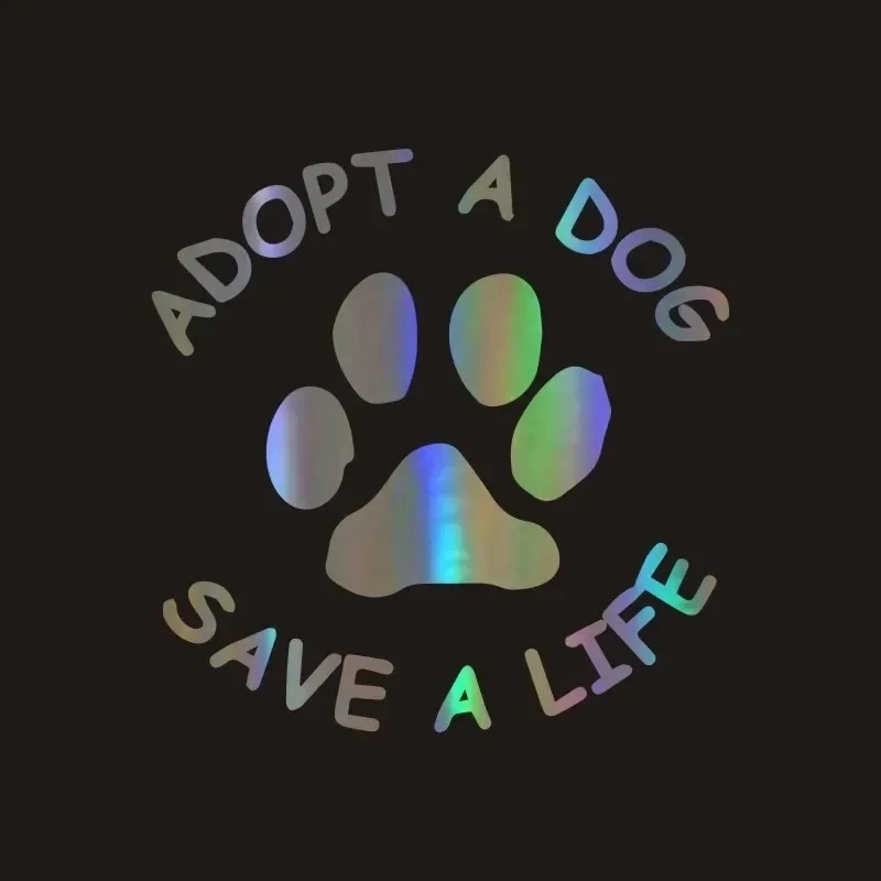 Adotta un cane Save a Life Auto Adesivo