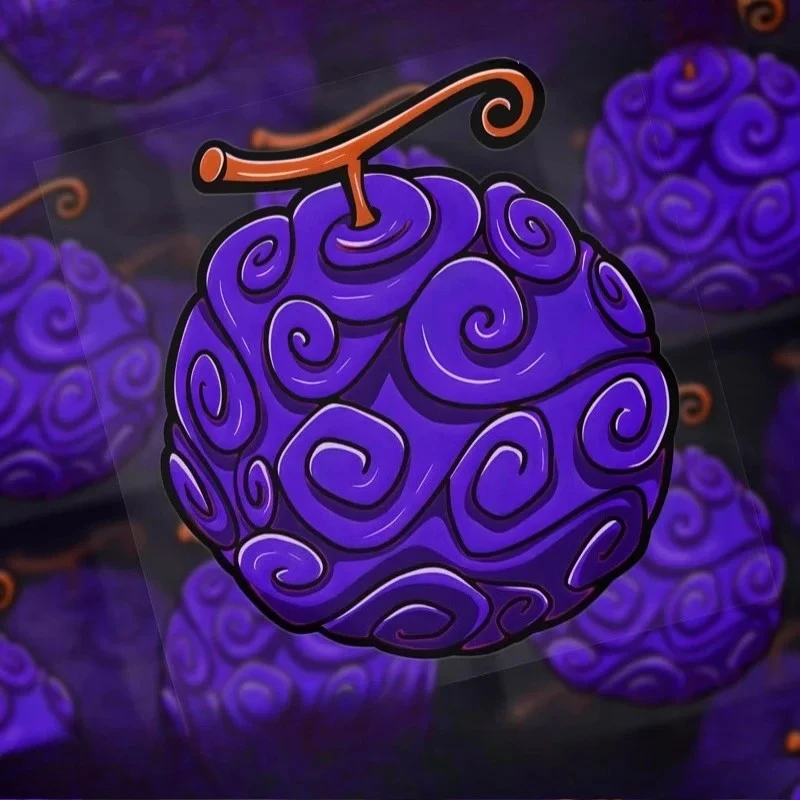 Adesivo per moto anime Devil Fruit impermeabile
