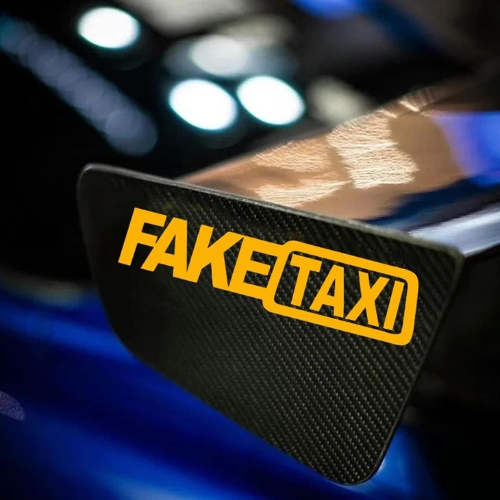 Lettere per decalcomanie per finestrini auto taxi finti