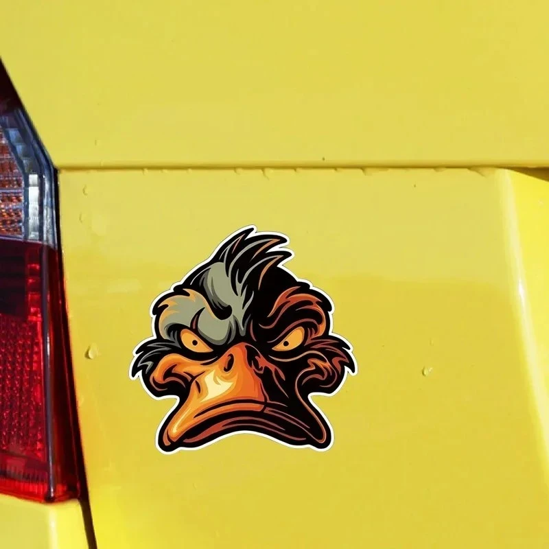 Bad Duck Angry Face Adesivi in ​​vinile malvagi per le auto