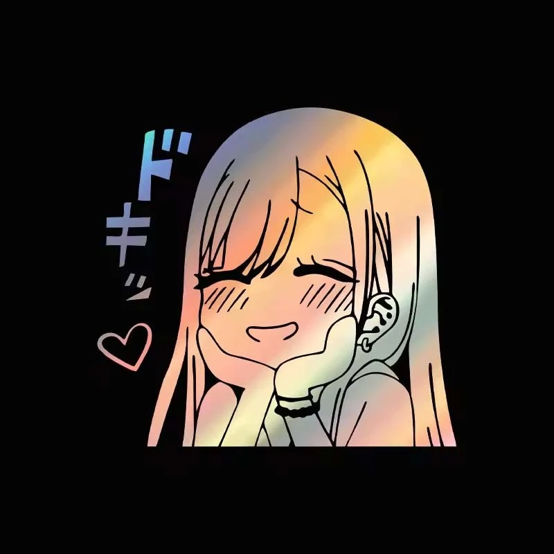 Car Interior Sticker Cute Anime