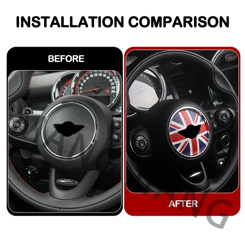 Adesivo del volante per auto per mini cooper