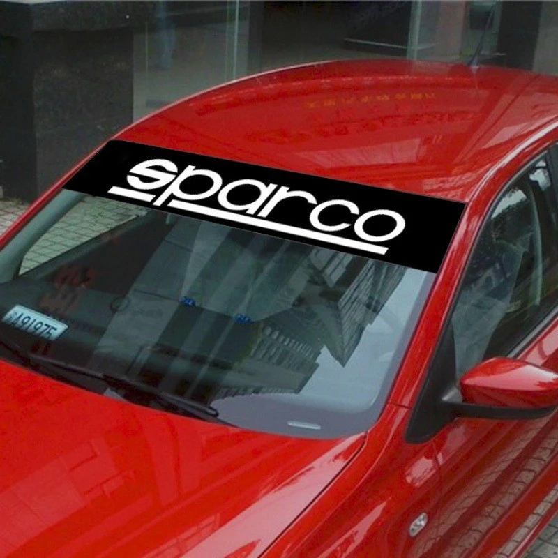 Adesivo per finestrino anteriore Sparco misura personalizzata