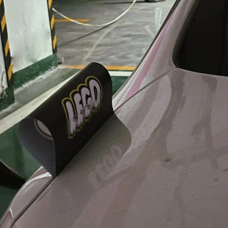 Etichetta adesiva per auto in vinile per porta posteriore