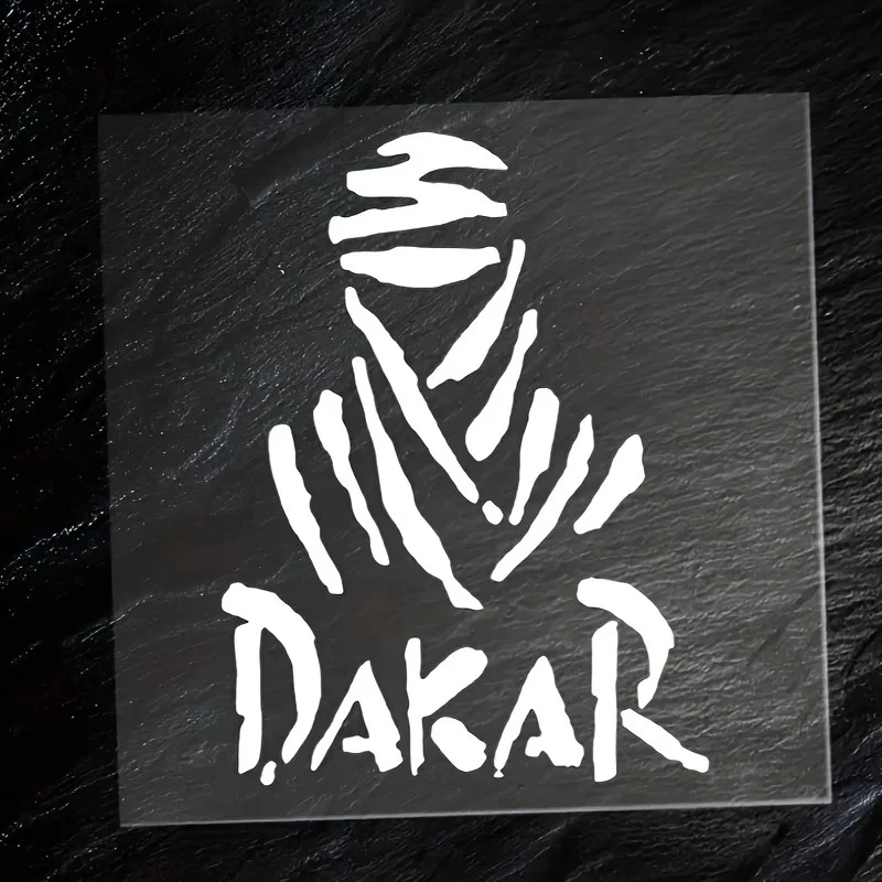 Decal di vinile Dakar per auto e moto