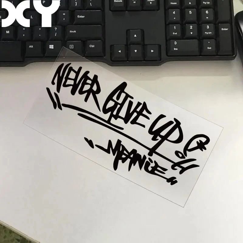 Etie Design Motorcycle Sticker non si arrende mai