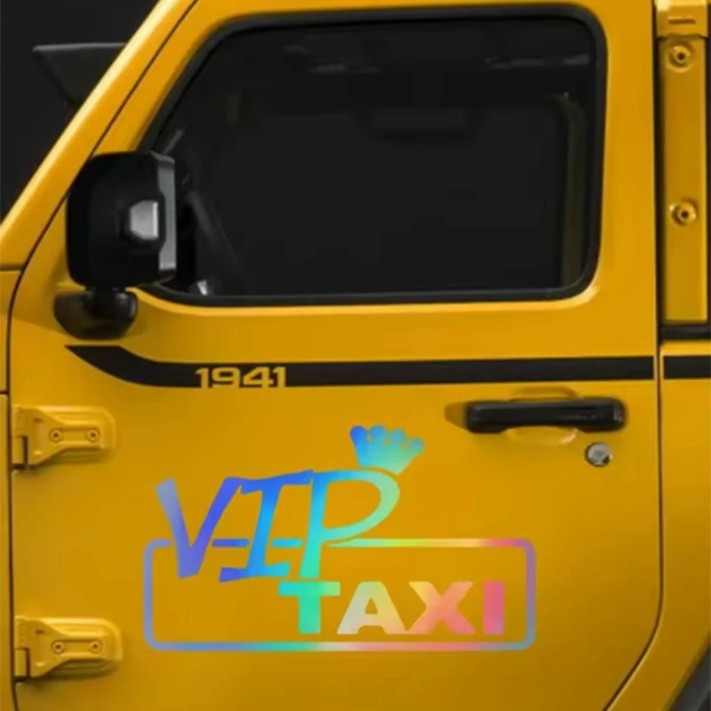 Adesivo decalcomania taxi VIP