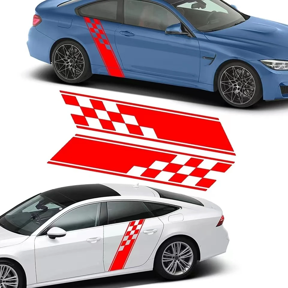 Adesivo per carrozzeria auto stile corsa ETIE
