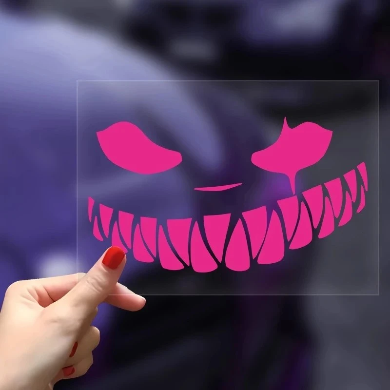 Demon Smiley Motorcycle Adesivo impermeabile