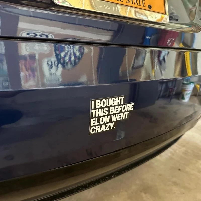 I Bought This Before Elon Went Crazy Car Stickers best