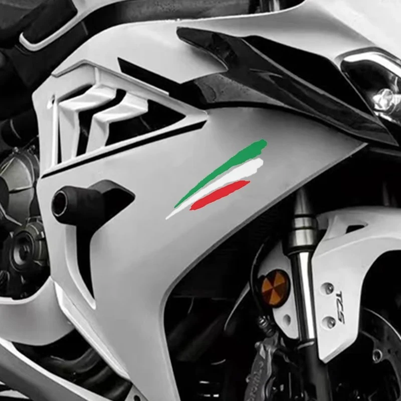 Italy Flag Motorcycle Sticker Vinyl Decal Waterproof price