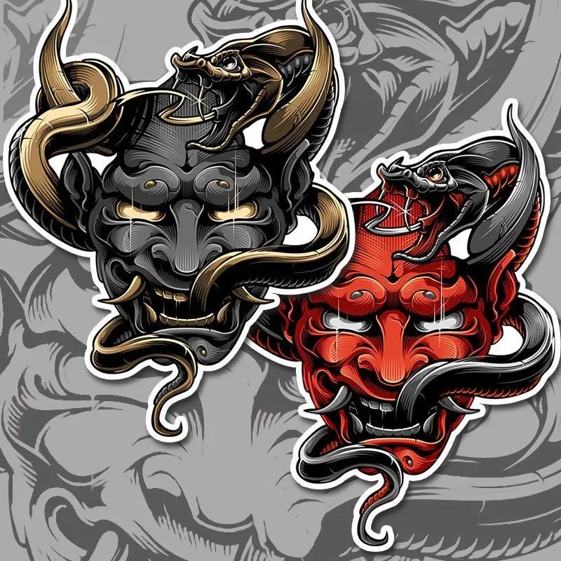 JDM Reflective Japanese Onimusi Stickers suppliers