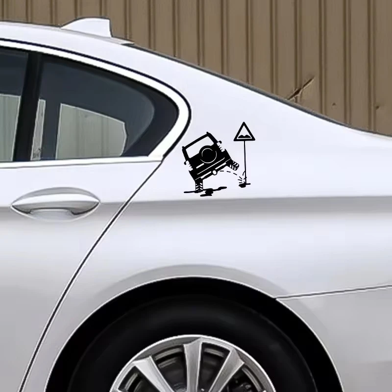 Jeep fa pipì adesivi per auto
