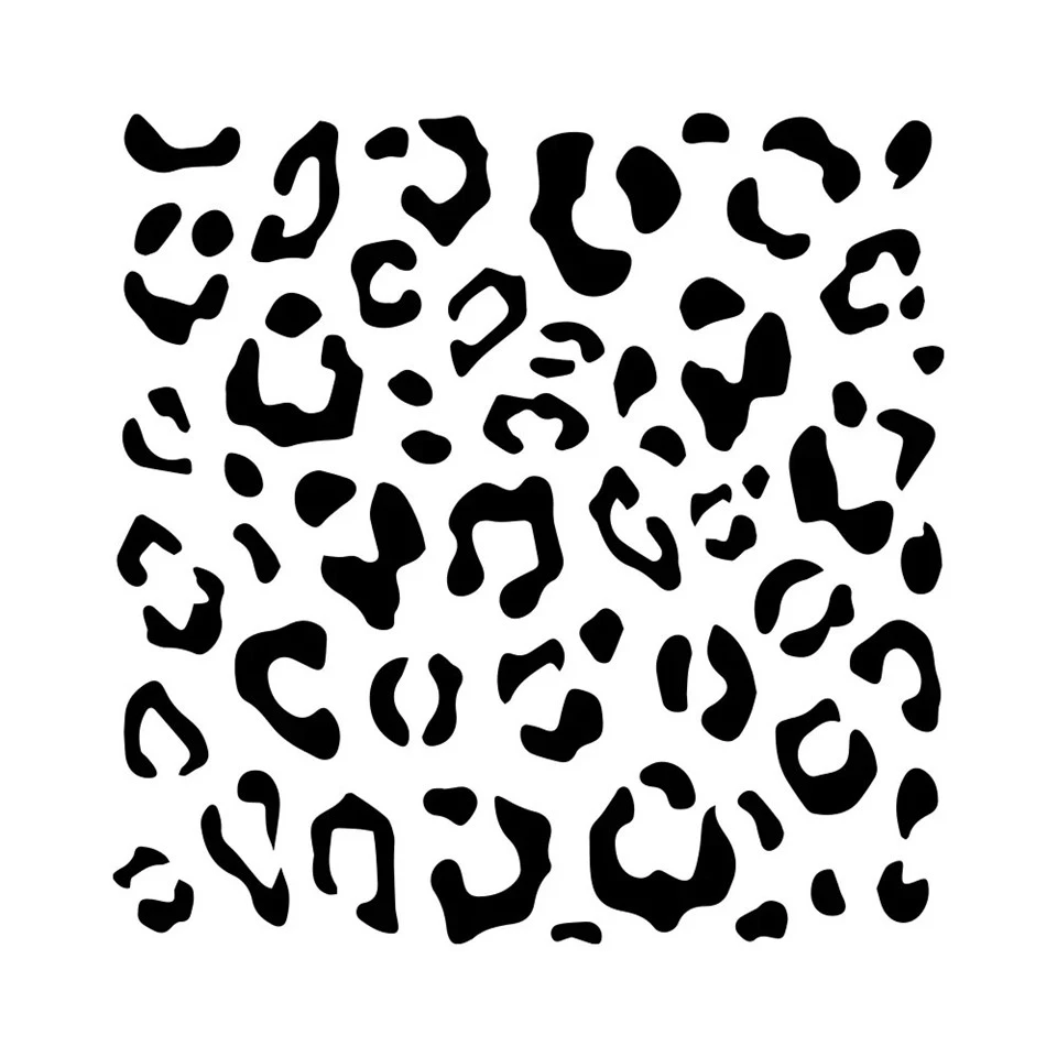 Adesivo in vinile con stampa leopardata per specchietto retrovisore
