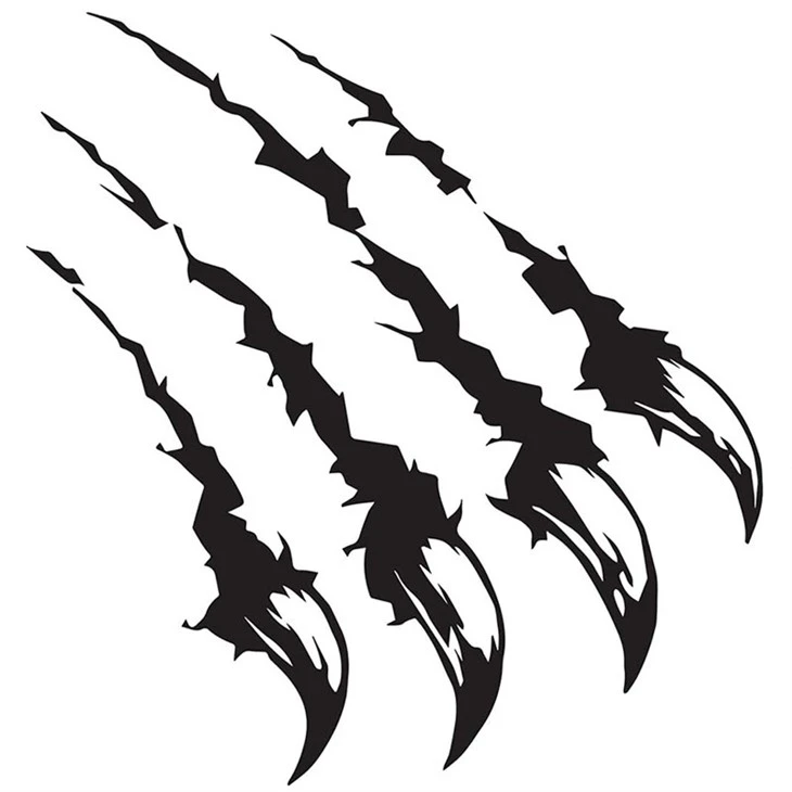 Adesivo per auto Monster Claw