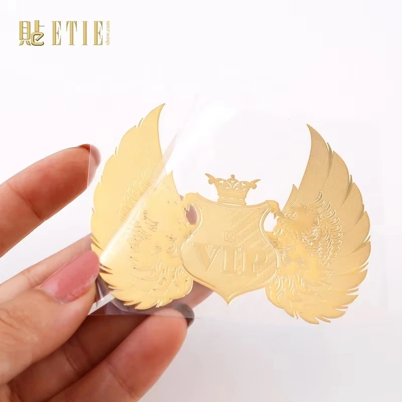 Motorcycle Emblems Nickel Sticker