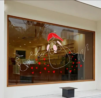 Adesivi dei cartoni animati di Natale